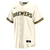 Jersey Milwaukee Brewers Masculina - Bege