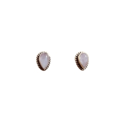 Mini Brinco Indiano Quartzo Rosa Gota MB12 - comprar online