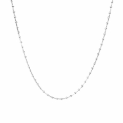 Corrente de Prata 45 cm Bolinhas Espaçadas - comprar online