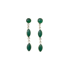 Brinco Indiano Onix Verde Navete 3P - comprar online