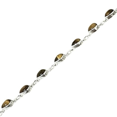 Pulseira Indiana Olho de Tigre Gota na internet