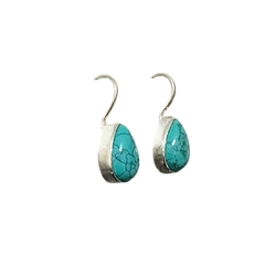 Brinco Indiano Turquesa Gota - comprar online