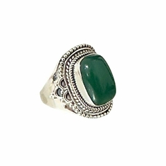 Anel Indiano Onix Verde AL26 - comprar online