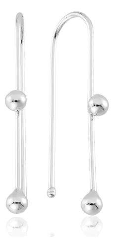 Brinco em Prata 925 Gancho Bolinha - comprar online