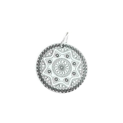 Pingente Medalha Mandala Cosmica - comprar online