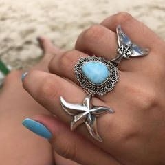 Anel de Prata Estrela do Mar Lisa B19 - loja online