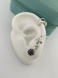 Mini Brinco Tailandes Elefante Prata 925 EAR24 - comprar online