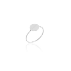 Anel Personalizado Nome Letra Círculo Prata 925 - comprar online