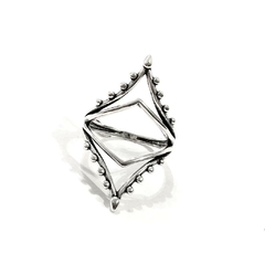 Anel de Prata Geometrico Indiano K12 - comprar online