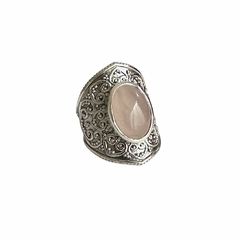 Anel Indiano Quartzo Rosa Yuna - comprar online