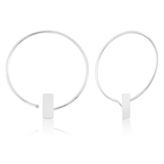 Brinco Argola Fio em Prata 925 - comprar online