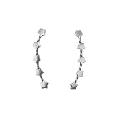 Brinco de Prata Ear cuff Estrelas - comprar online
