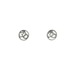 Brinco de Prata Simbolo do Om Vazado EAR24 - comprar online