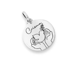Colar Personalizado 1,5 cm Nome ou Símbolo em Prata 925 - loja online