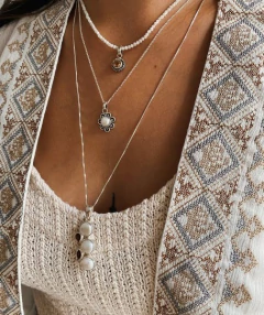 Pingente de Prata 3 Perolas Barroca Artesanal na internet