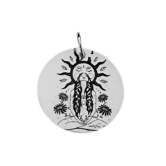 Pingente Medalha Sagrada Essencia Cosmica - comprar online
