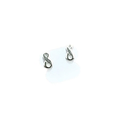Mini Brinco de Prata Infinito - comprar online