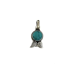 Pingente Turquesa Folhas