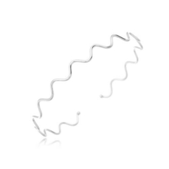 Bracelete em Prata 925 Fio Ondulado - comprar online