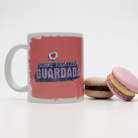 Taza de Cerámica Clásica c/ Bolsita Friselina - Proverbios 4.23 - comprar online