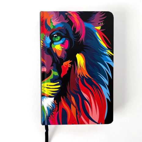 Biblia Letra Grande León Tapa Dura - Colores (RVR 1960)