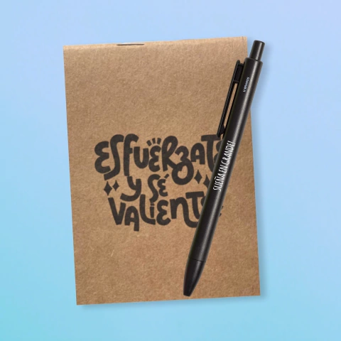 Anotador Chico Kraft + Birome - Esfuérzate - comprar online