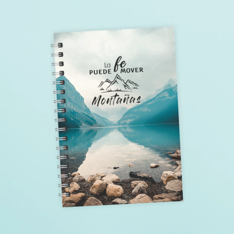 Cuaderno Anillado A5 - La Fe Mueve Montañas (02)