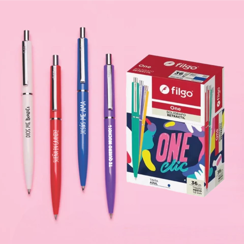 Birome Filgo One - Caja x36u (Tinta Azul) - comprar online