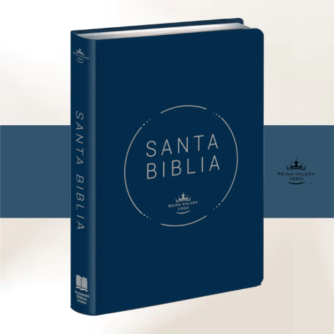Biblia Covertex Azul - Vinílica Letra Grande (RVR 1960) - comprar online