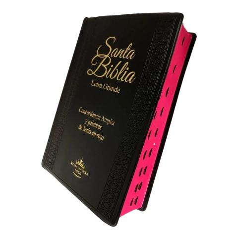 Biblia Negra Letra Grande e índice - Concordancia Amplia (RVR 1960) - comprar online