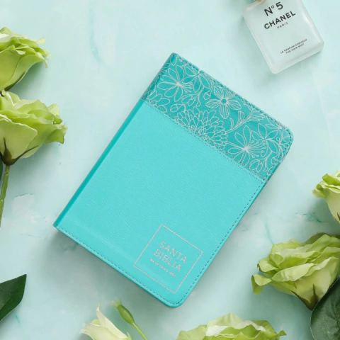 Biblia Mediana Letra Grande - Simil Piel Turquesa (RVR 1960) - comprar online