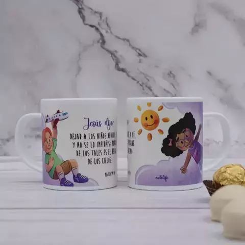 Taza Polímero - Mateo 19.14 - comprar online