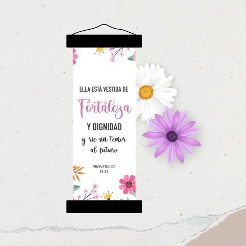 Minibanners - Ella (Proverbios 31.25)