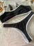 Conjunto asa delta com top bicolor preto com branco na internet