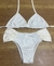Conjunto de biquíni modelo borboletão off wite