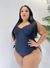 Maiô preto com detalhes laterais M