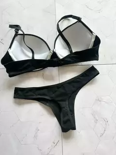 CONJUNTO ARMADO DE ALGODON NEGRO - ART 230 - MALIKA UNDERWEAR