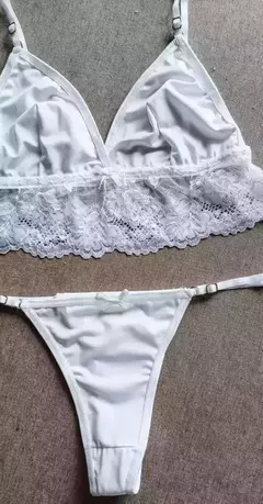 CONJUNTO TT TOP LYCRA BLANCO - comprar online