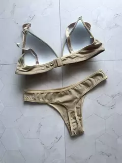 CONJUNTO TAZA SOFT DE ALGODON BEIGE - ART 260 - MALIKA UNDERWEAR