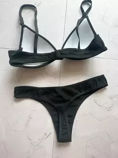 CONJUNTO TAZA SOFT ALGODON NEGRO - ART 255 - MALIKA UNDERWEAR