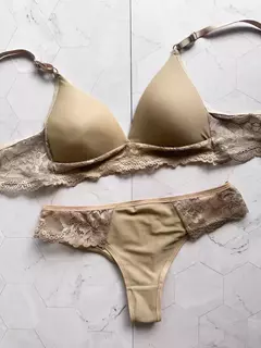 CONJUNTO TAZA SOFT DE LYCRA BEIGE - ART 290 - comprar online