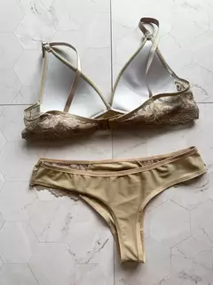 CONJUNTO TAZA SOFT DE LYCRA BEIGE - ART 290 en internet