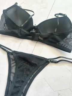 CONJUNTO ARMADO MICROTUL NEGRO - ART 220 - MALIKA UNDERWEAR