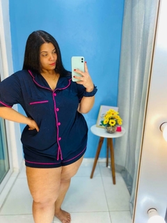 Imagem do Pijama Americano Plus Liso