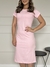 Vestido Midi Algodão Rosa bebe