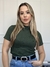 tshirt canelada gola alta verde musgo na internet