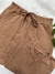Saia moletinho chocolate - loja online