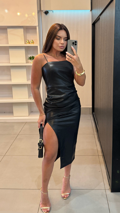 VESTIDO COURO MIDI - MAKING OF BOUTIQUE