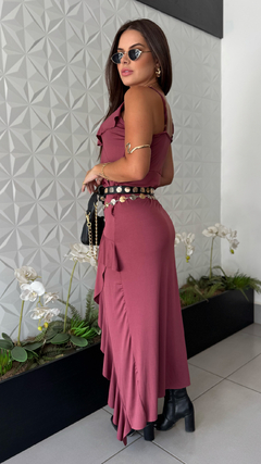 VESTIDO MIDI BOHO na internet