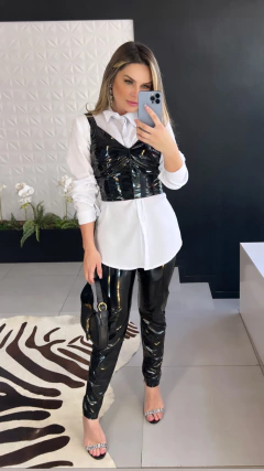 Conjunto Vinil Preto